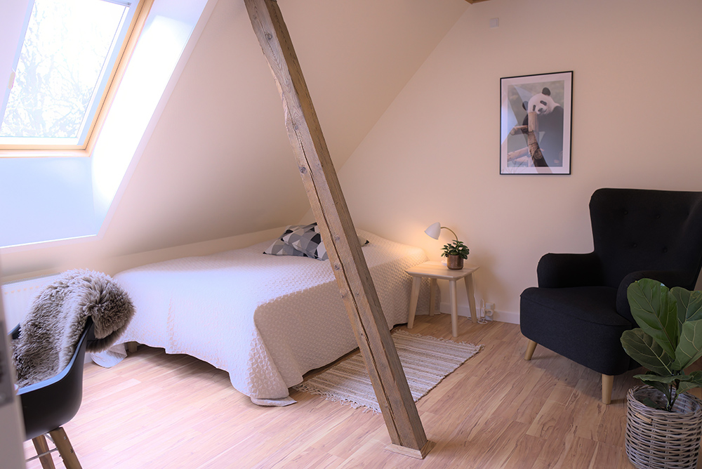 Enkeltværelse på 1. sal - Akaciegaarden Bed & Breakfast.