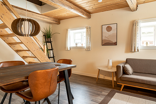 Living room to apartment 1 - Akaciegaarden Bed &amp; Breakfast